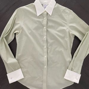 Brooks Brothers Semi fitted French cuff Striped Shirt